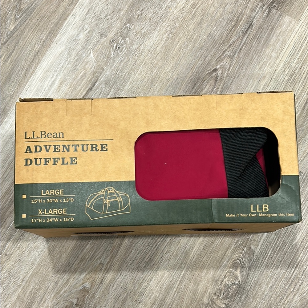 L.L.Bean Adventure Duffle Bag - Red